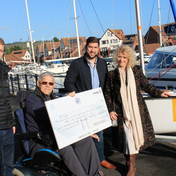 Disabled Sailors Association receives £6,800 from VINCI UK Foundation towards specially designed dinghy